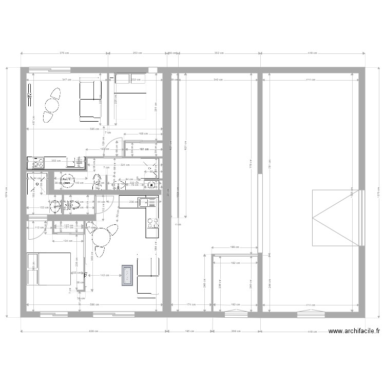 Yvrac SSOL Projet 5. Plan de 0 pièce et 0 m2