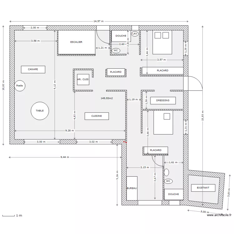 LA COURONNE V4. Plan de 