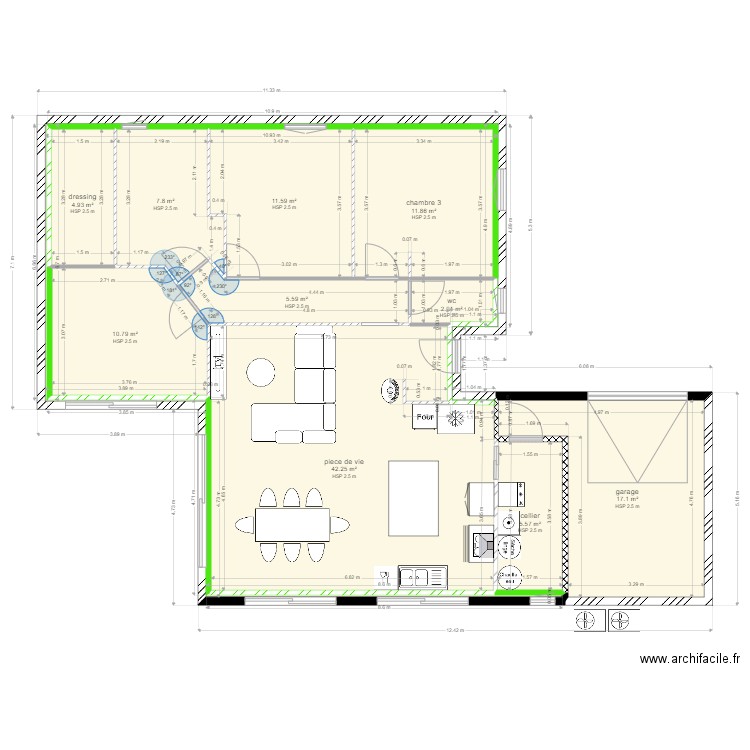 fond plan meubles. Plan de 0 pièce et 0 m2