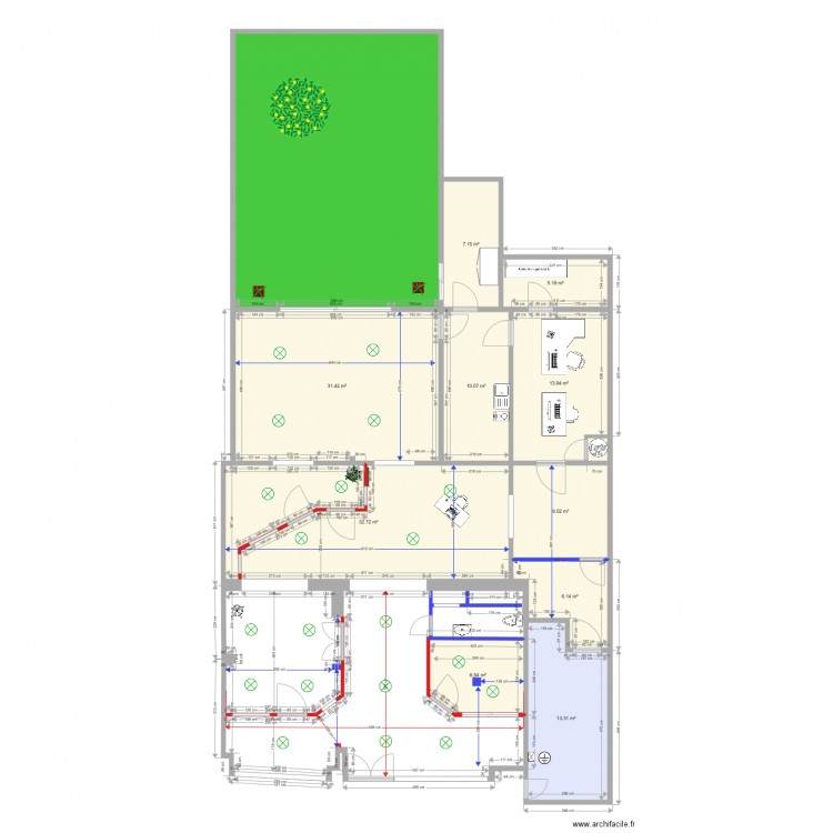 montauban. Plan de 0 pièce et 0 m2