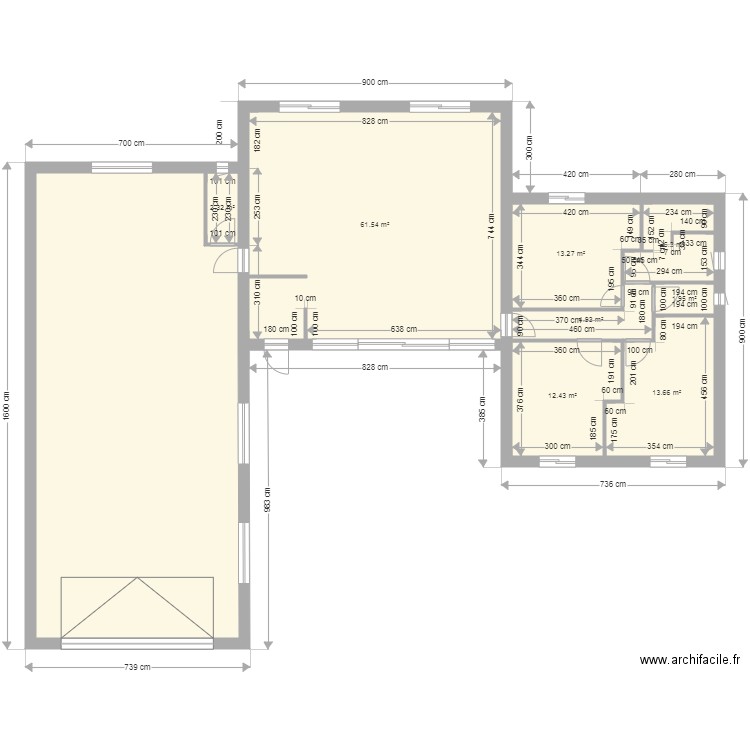 plan roussillon ouverture ok. Plan de 0 pièce et 0 m2