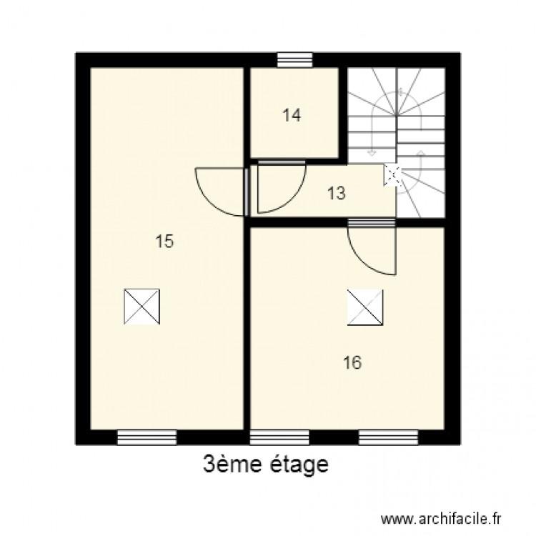 184624 JACQUINOT. Plan de 0 pièce et 0 m2