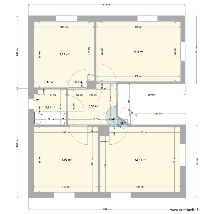 F3 RDC Schirmeck. Plan de 0 pièce et 0 m2