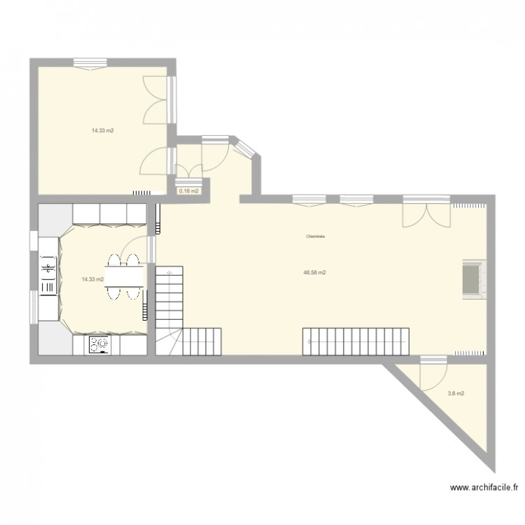 Maison Martrait RdC. Plan de 0 pièce et 0 m2