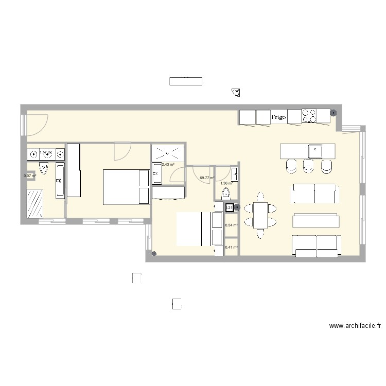  jorje juan 21 opcion 4. Plan de 0 pièce et 0 m2