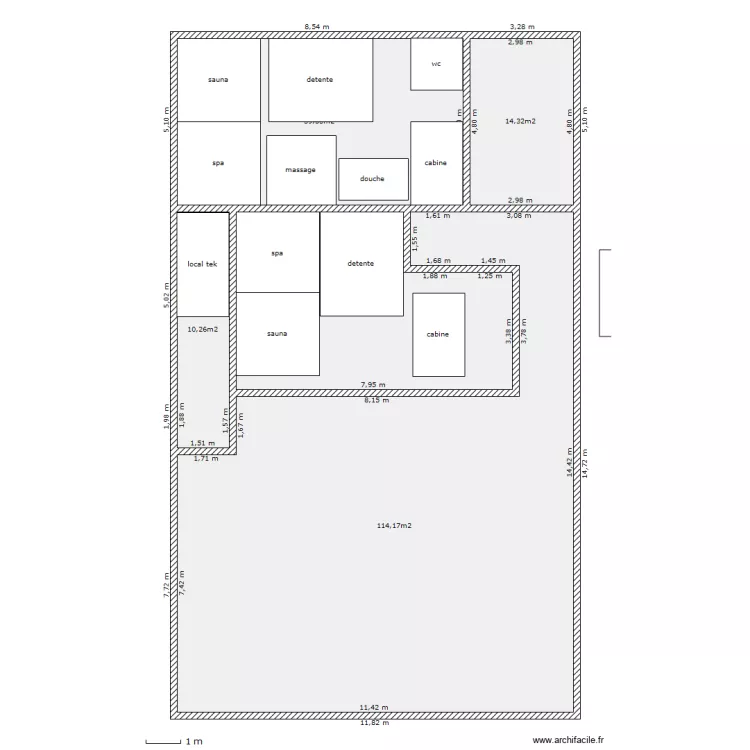 spa ham saun. Plan de spa ham saun. Plan de