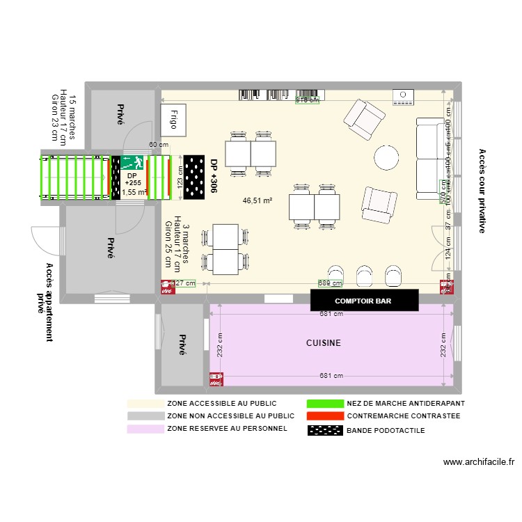 LE DRAGON CHOUQUETTE après travaux 1er étage. Plan de 0 pièce et 0 m2 LE DRAGON CHOUQUETTE après travaux 1er étage. Plan de 0 pièce et 0 m2