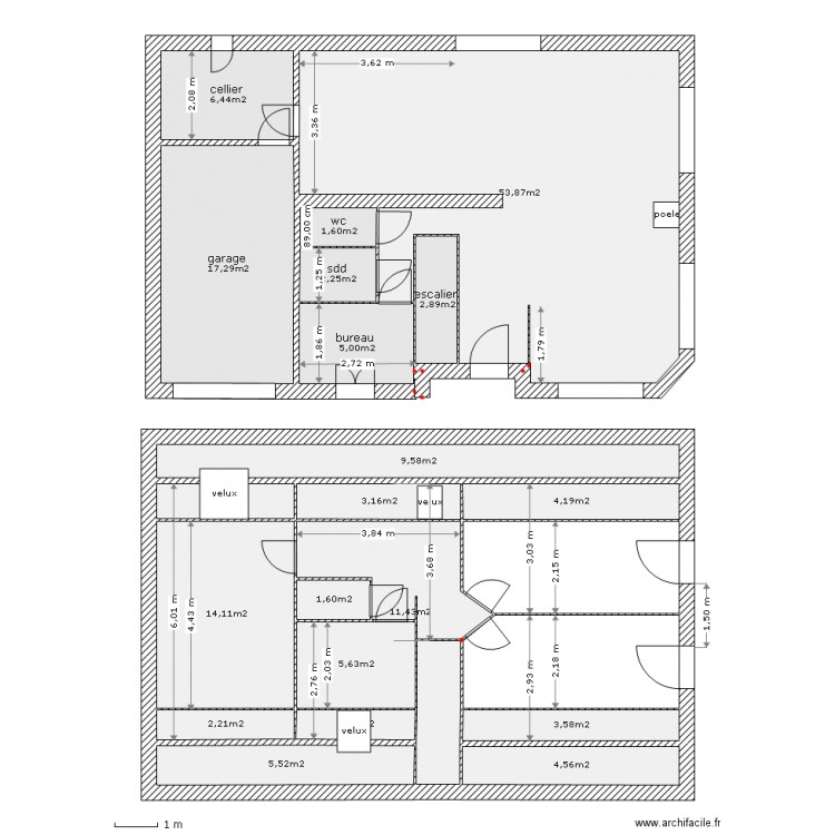 Plan. Plan de 0 pièce et 0 m2