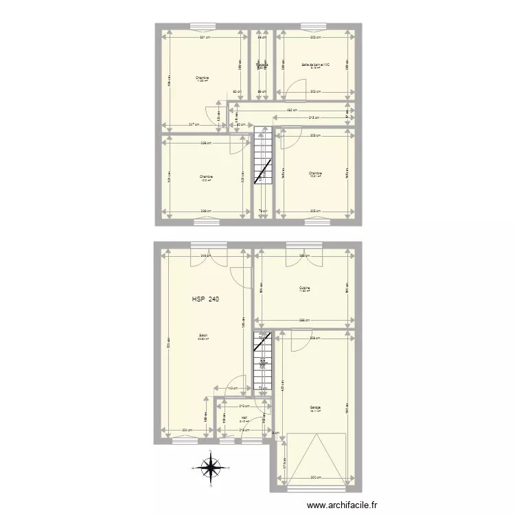 MURON Armande. Plan de 