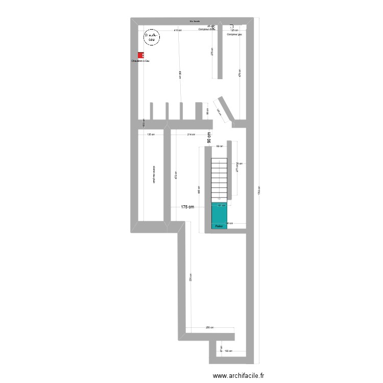 cave 1. Plan de 0 pièce et 0 m2