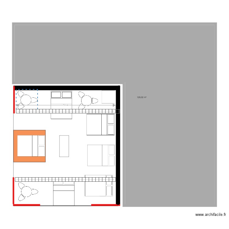 ESPRIT MEUBLE 2021 VERSION 2. Plan de 1 pièce et 126 m2