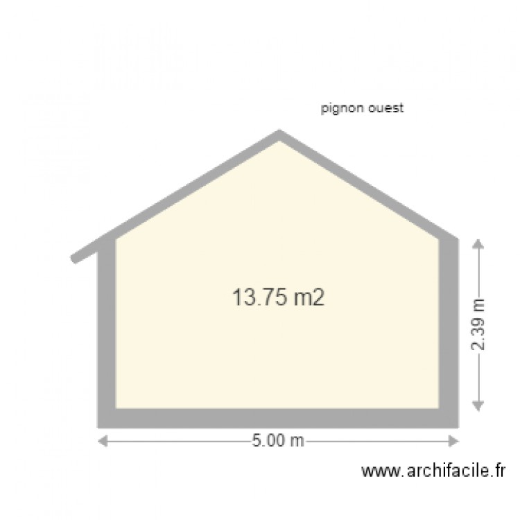 garage. Plan de 0 pièce et 0 m2