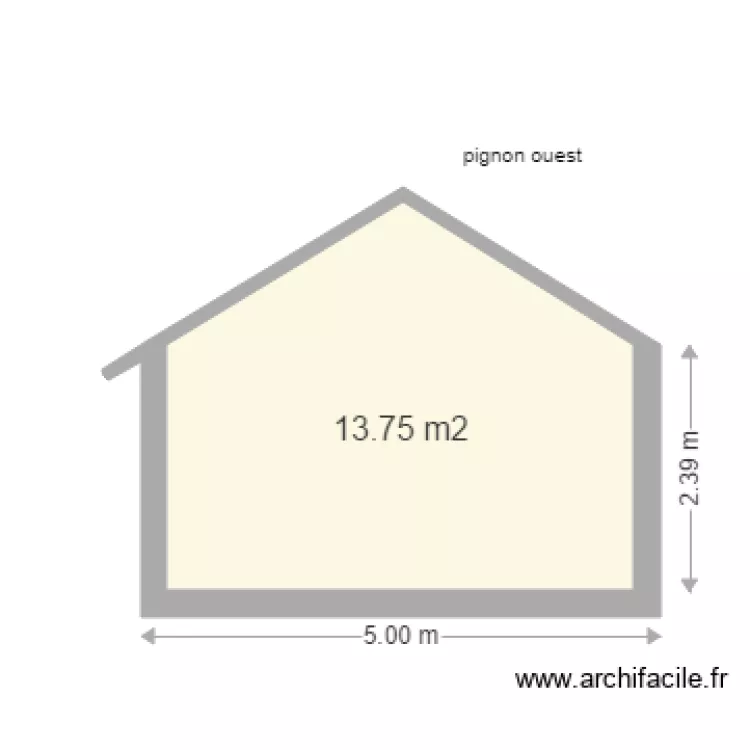 garage. Plan de garage. Plan de