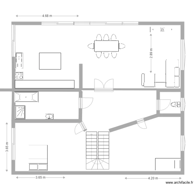 Chez nouc bis. Plan de 