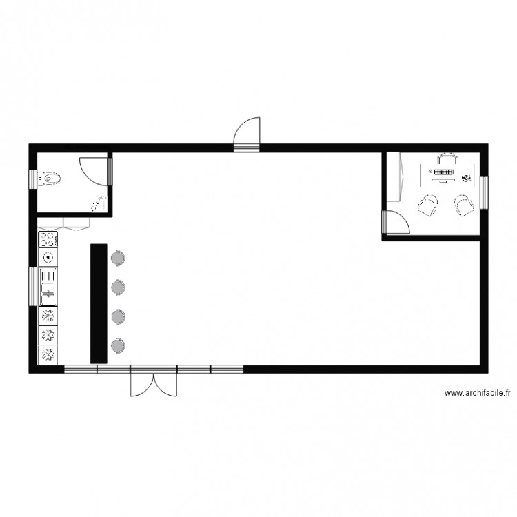Club House Projet v6. Plan de 0 pièce et 0 m2