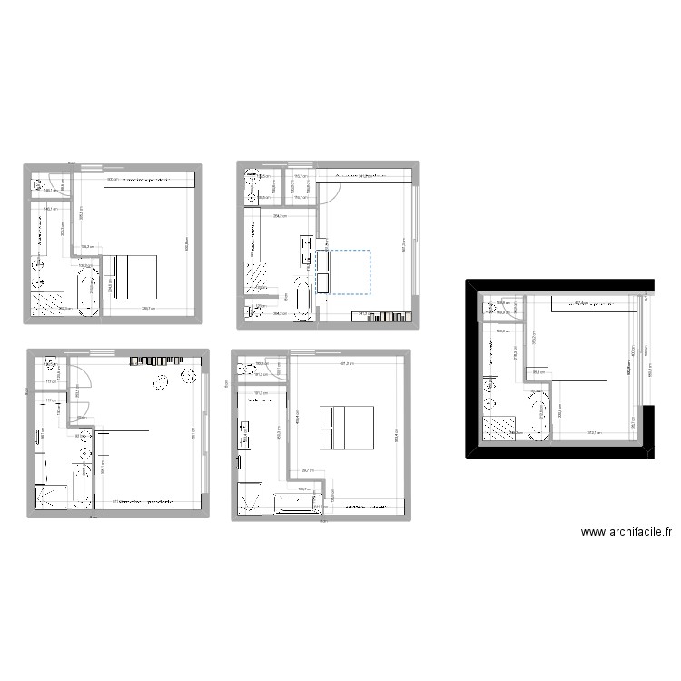 Jaunac. Plan de 11 pièces et 163 m2