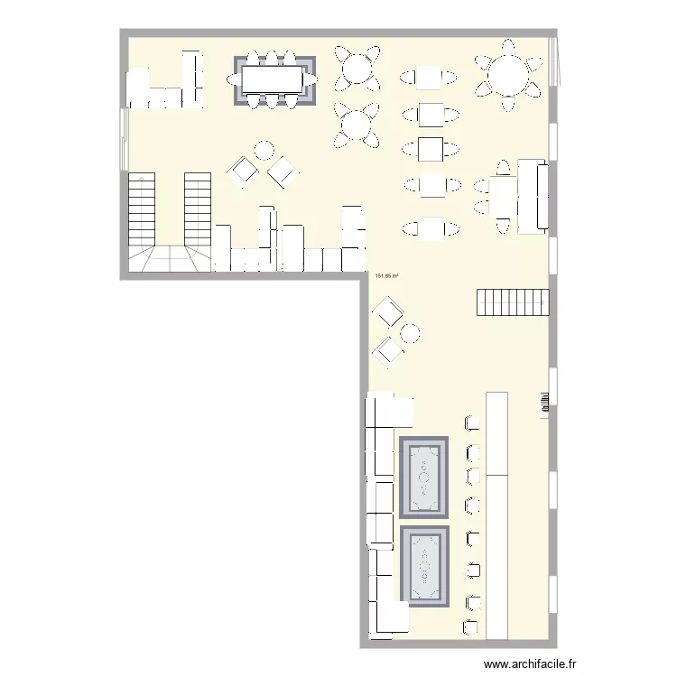 BOB ETAGE BAR . Plan de 