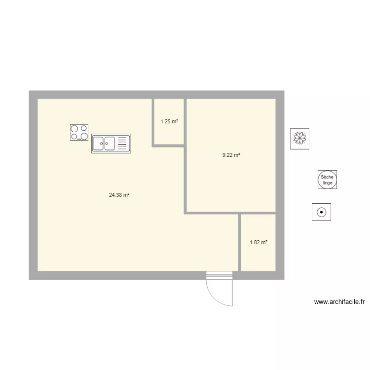 magasin. Plan de 