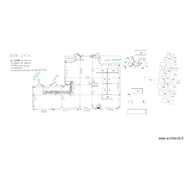 Bapteme Jules. Plan de 0 pièce et 0 m2