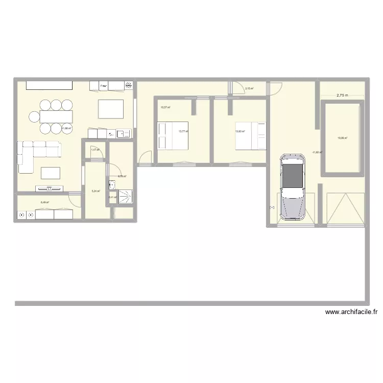 Maison Bacarat. Plan de 