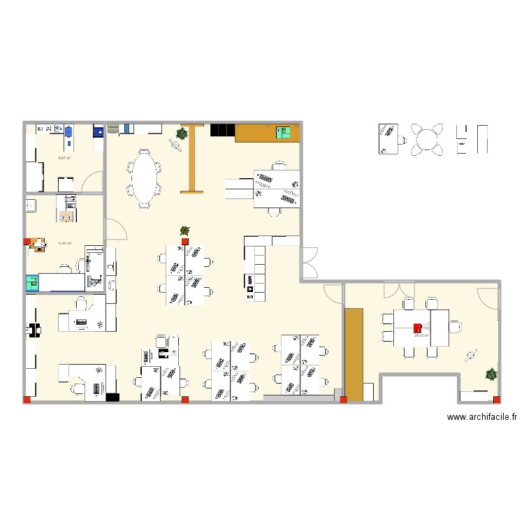 Ecole LVMH - Layout - V.7. Plan de 0 pièce et 0 m2