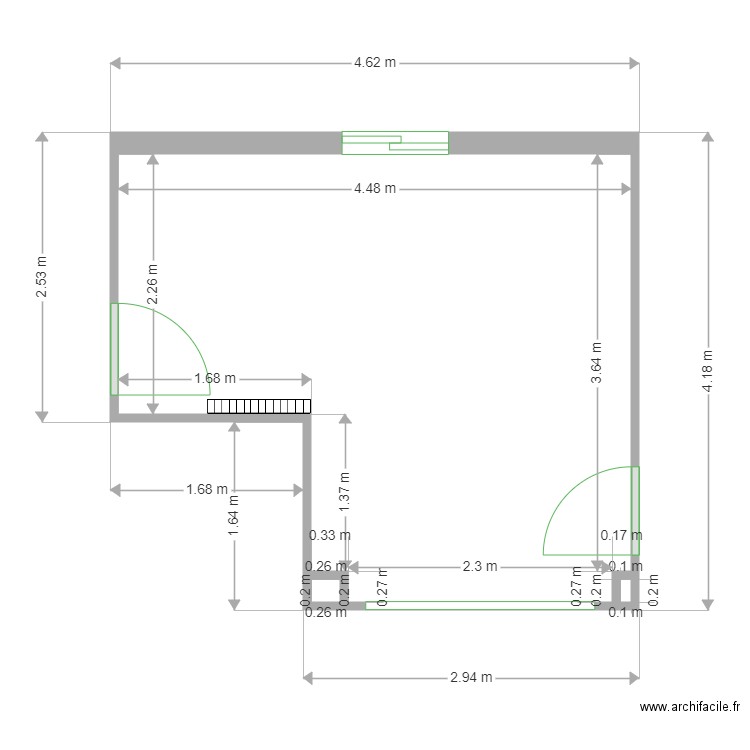 CRABOS. Plan de 0 pièce et 0 m2