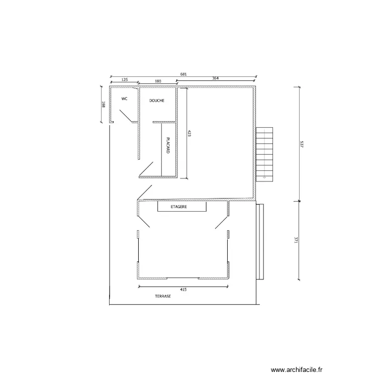 bureau Kara1. Plan de 