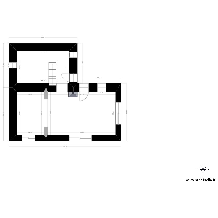 PLAN BERGERIE RDC. Plan de 0 pièce et 0 m2