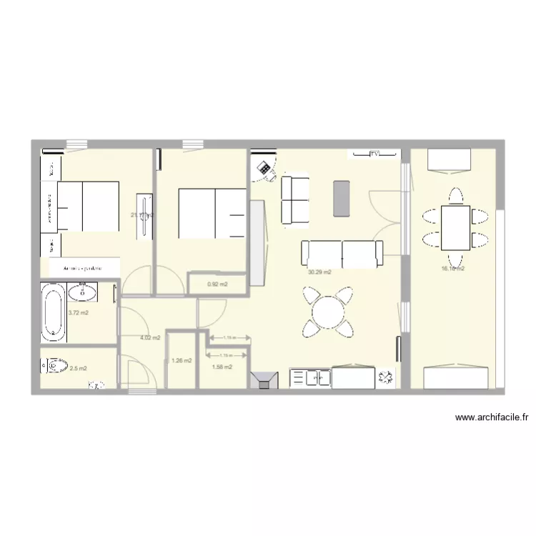 231 acacias. Plan de 