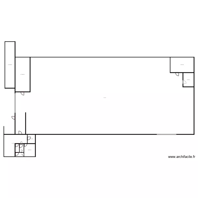 ENTREPOT SAINT BARTH. Plan de 