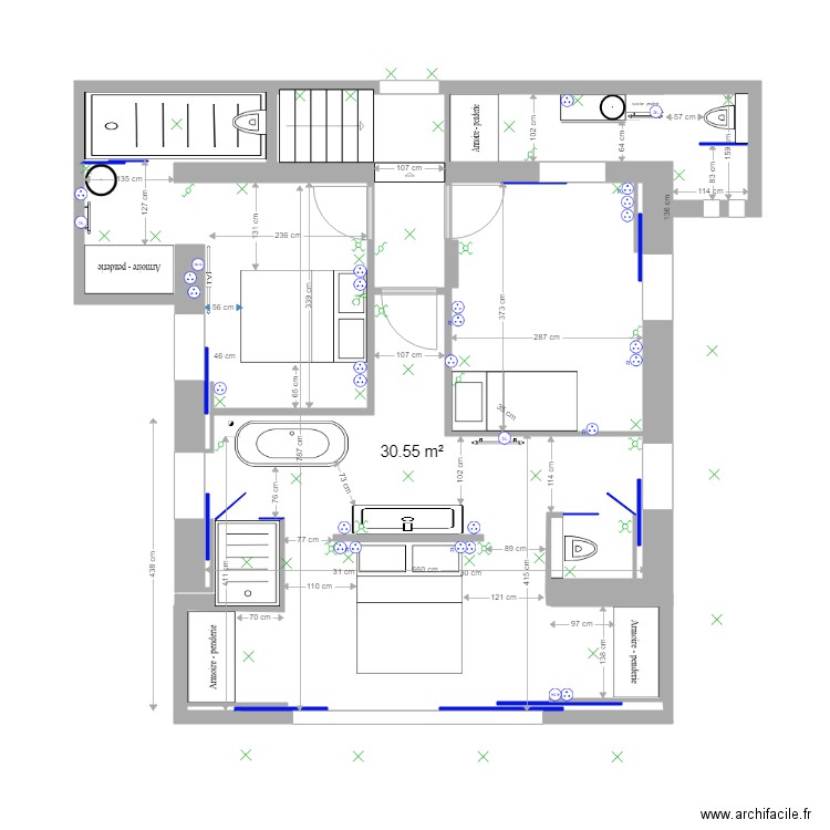 Roc Mer RDC   Plan Electricité PC. Plan de 0 pièce et 0 m2