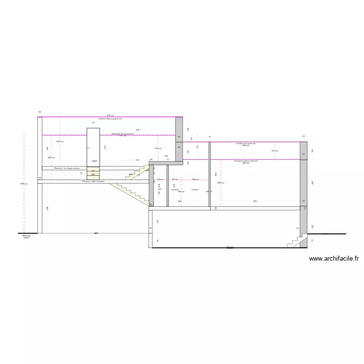Projet RDF_Coupe Extension_1. Plan de 