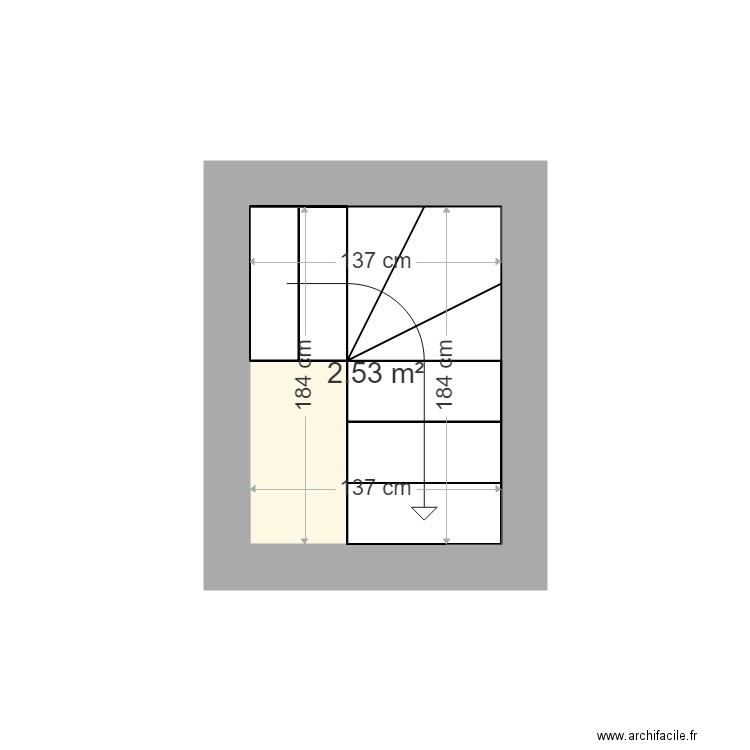 PH 1 29 Passage 1er étage 2eme étage . Plan de 0 pièce et 0 m2