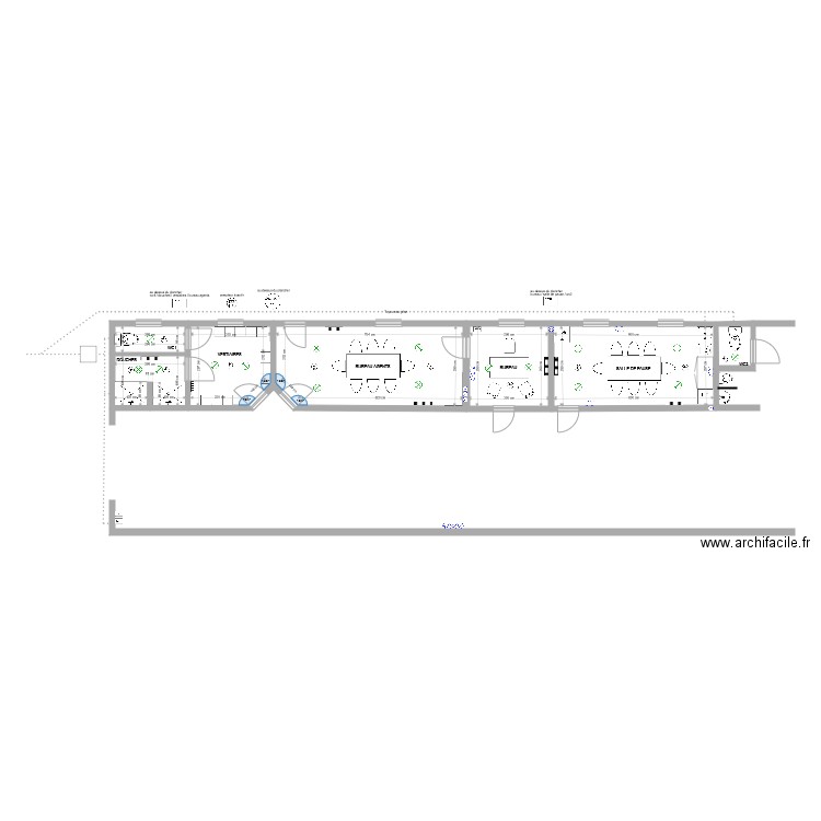 REGIE DES EAUX. Plan de 0 pièce et 0 m2