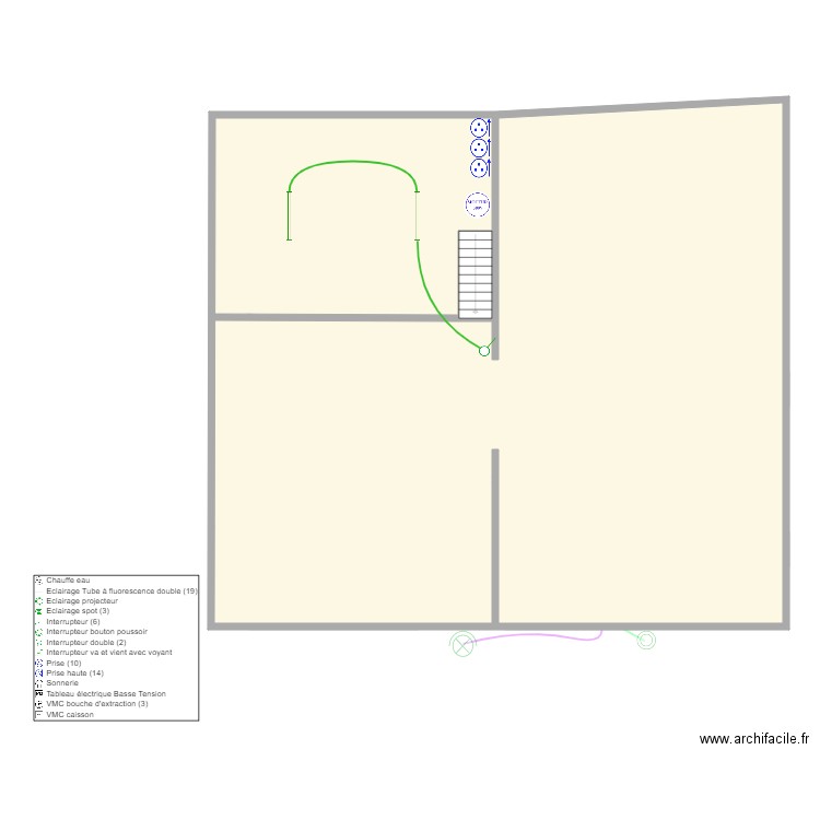 Texier Kevin. Plan de 7 pièces et 512 m2