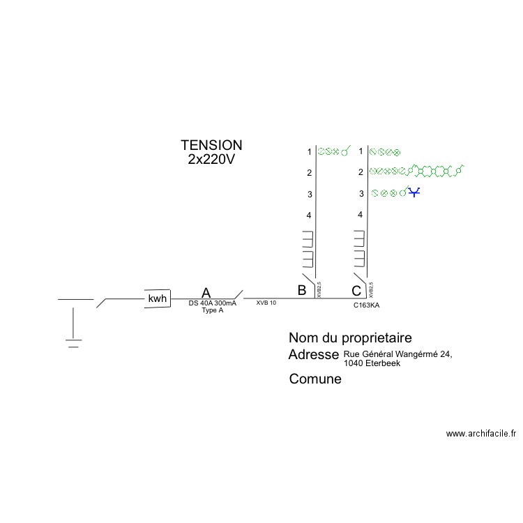 RDC Buna1. Plan de 0 pièce et 0 m2