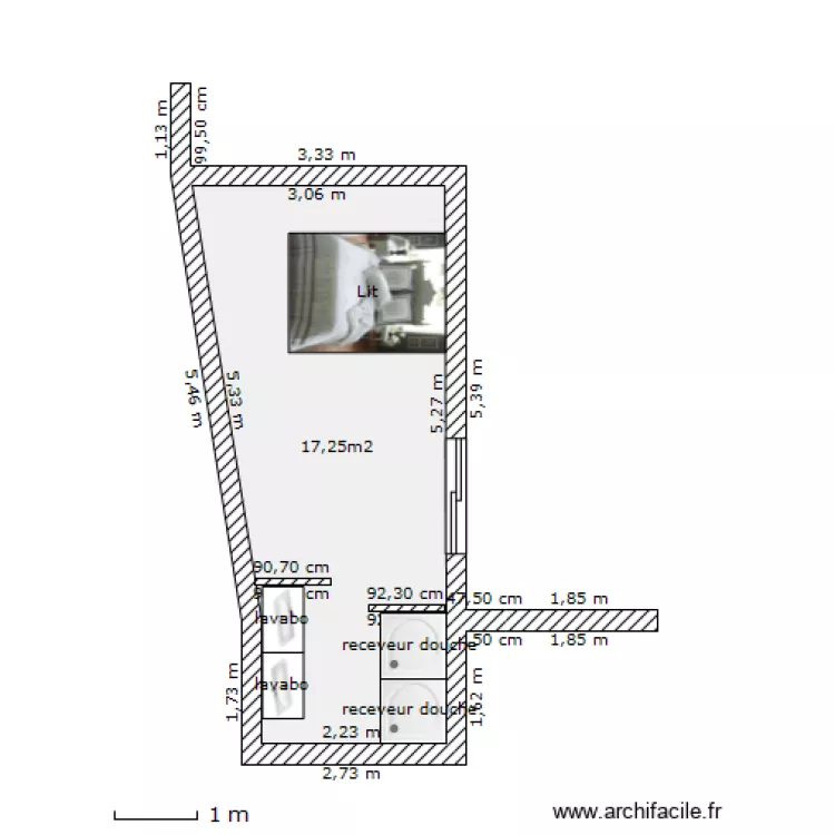 bureau. Plan de 