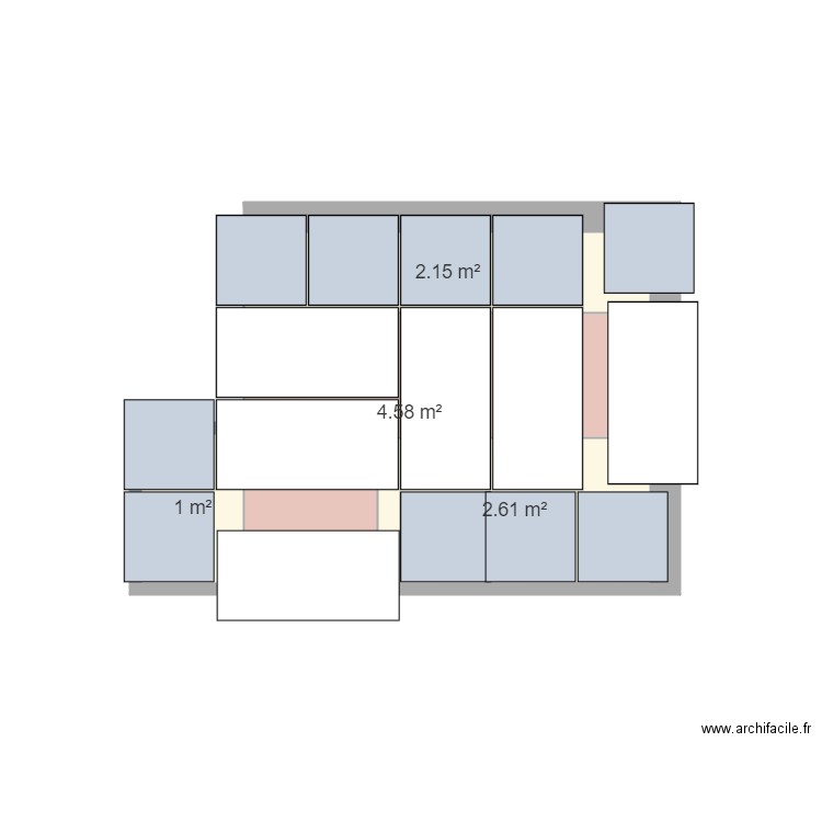 Kitchen tiles  Wimpole mews 3. Plan de 0 pièce et 0 m2