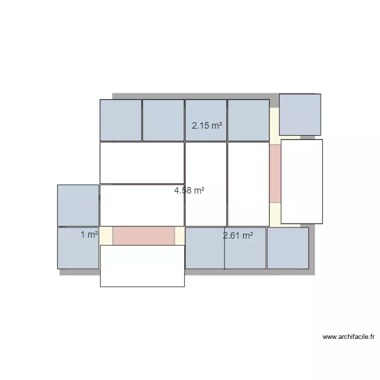 Kitchen tiles  Wimpole mews 3. Plan de 