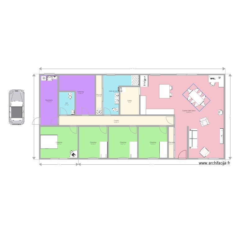 Dabru 1. Plan de 0 pièce et 0 m2