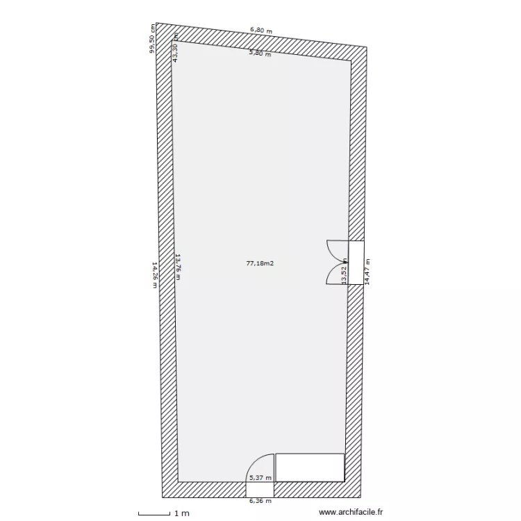 maison anga&iuml;s R. Plan de 