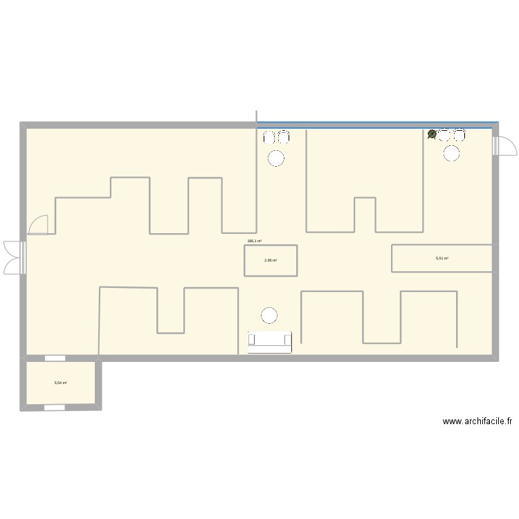 plan magasin. Plan de 0 pièce et 0 m2