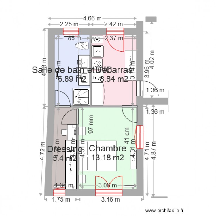 agrandissement 25. Plan de 0 pièce et 0 m2