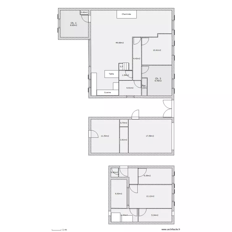 72, imp bohème, etage 2. Plan de 72, imp bohème, etage 2. Plan de