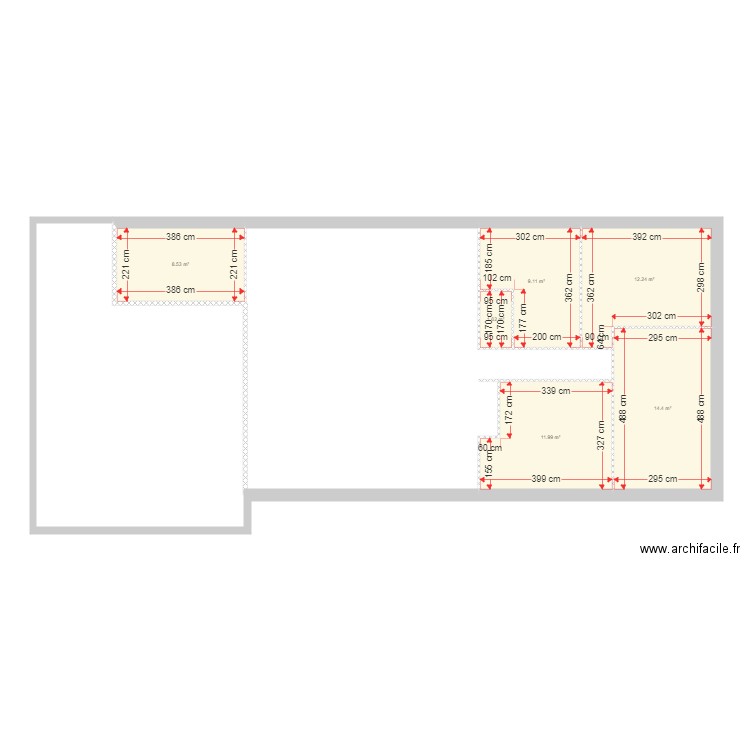 placo 111111. Plan de 0 pièce et 0 m2