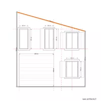 Facade est BATIMENT ouverture en cours haute DP 2021 19 01