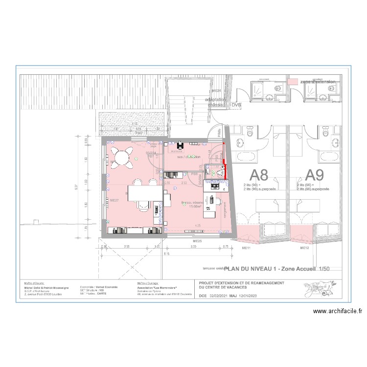 bureaux r+1. Plan de 0 pièce et 0 m2