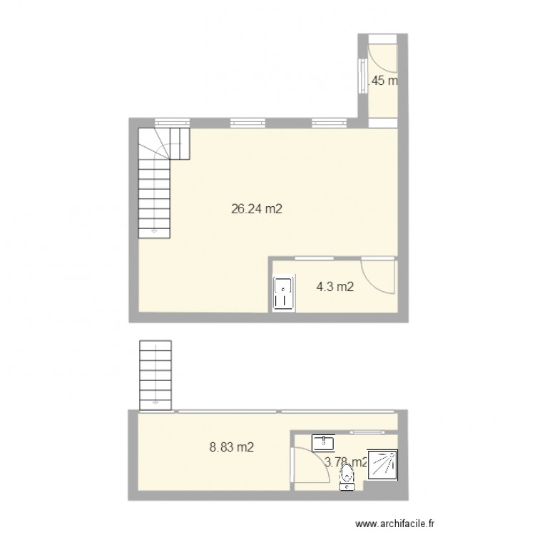 14 passage du chantier. Plan de 0 pièce et 0 m2