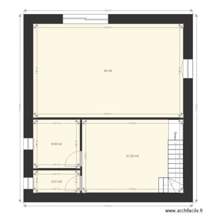 sup. Plan de 0 pièce et 0 m2