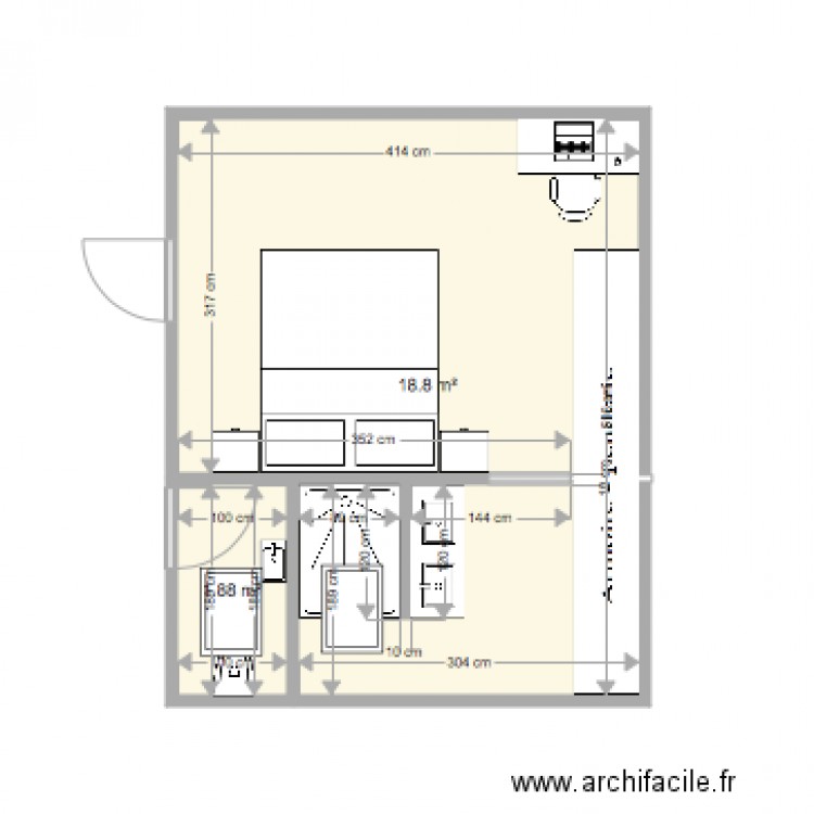 chambre bb. Plan de 0 pièce et 0 m2